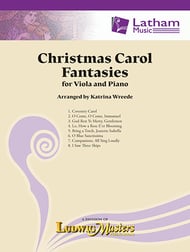 Christmas Carol Fantasies Viola and Piano cover Thumbnail
